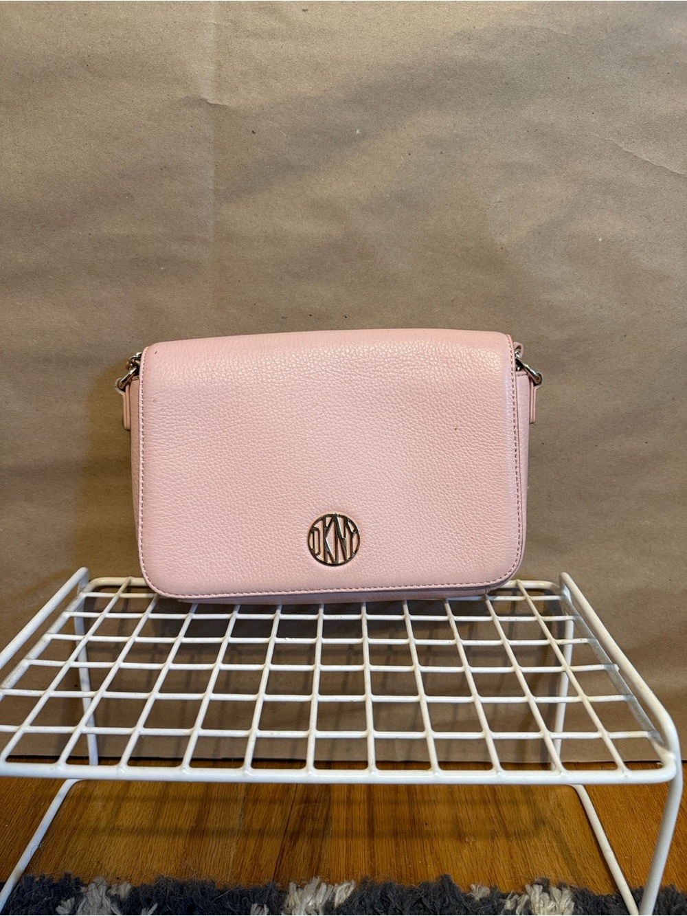 Leather Crossbody- DKNY
